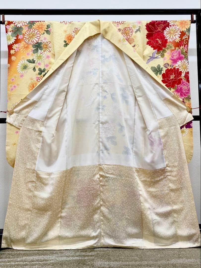 振袖 豪華 金通し 金彩 身丈166cm パールトーン加工済 MO2607 レディース 振袖 豪華 金通し 金彩 身丈166cm パールトーン加工済 MO2607