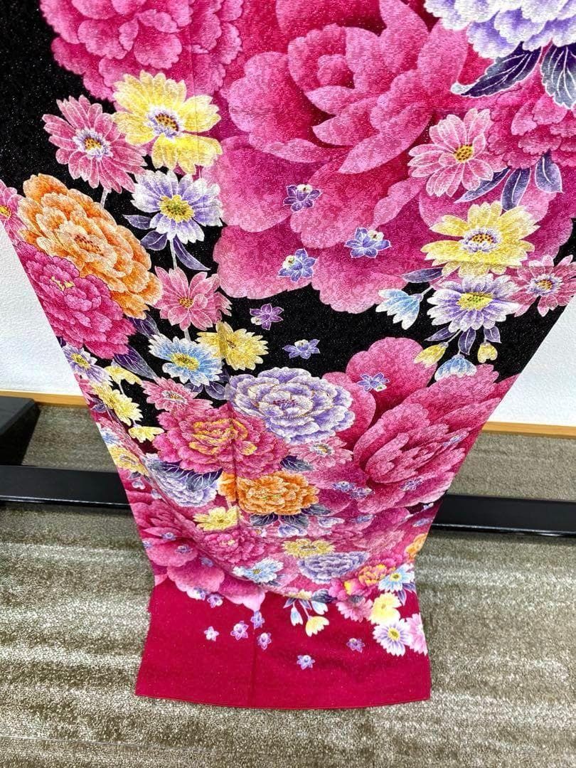 ブランド振袖 銀通し 刺繍 ストーン 身丈169cm 撥水加工済 MO2869 超熱 ブランド振袖 銀通し 刺繍 ストーン 身丈169cm 撥水加工済 MO2869