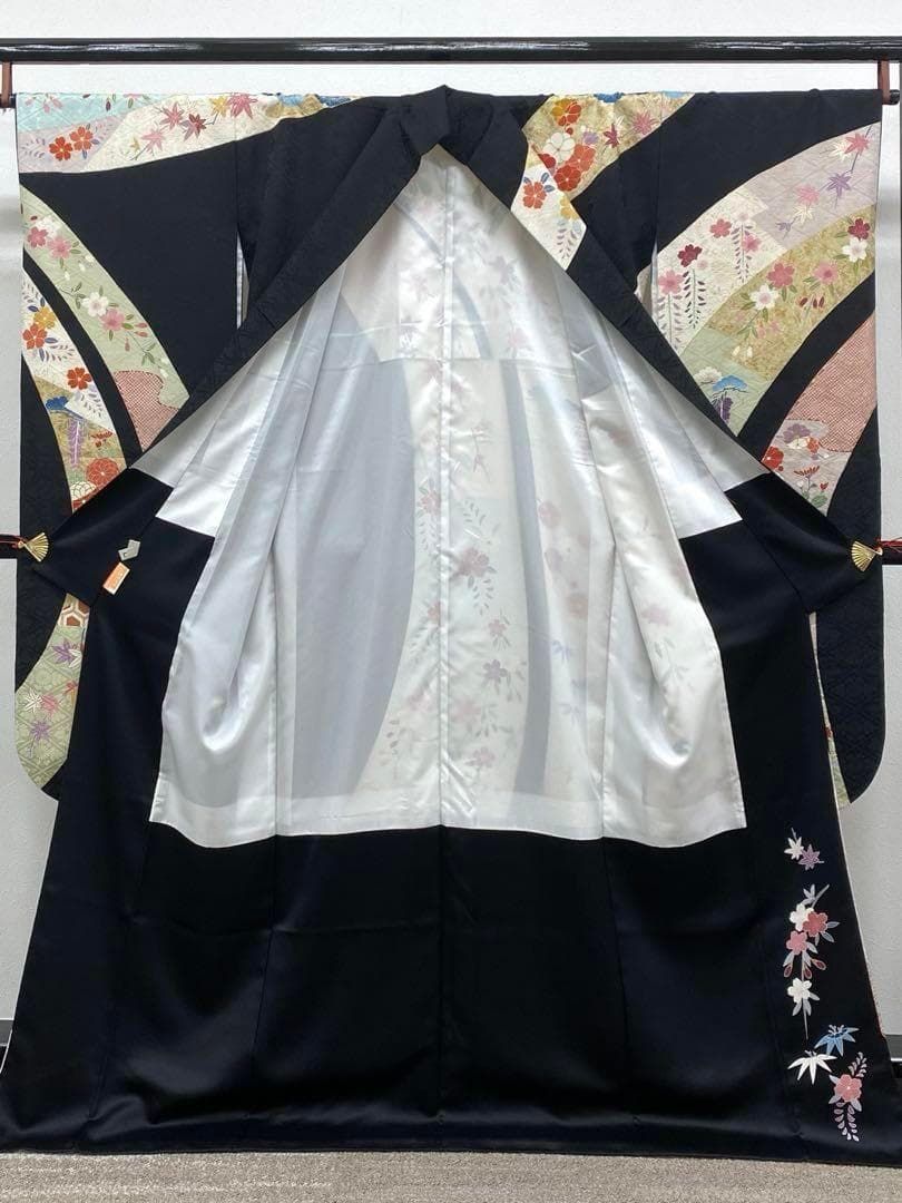 振袖 豪華 京友禅 金駒 金彩 紋意匠 身丈169cm 撥水加工済 MO2579 