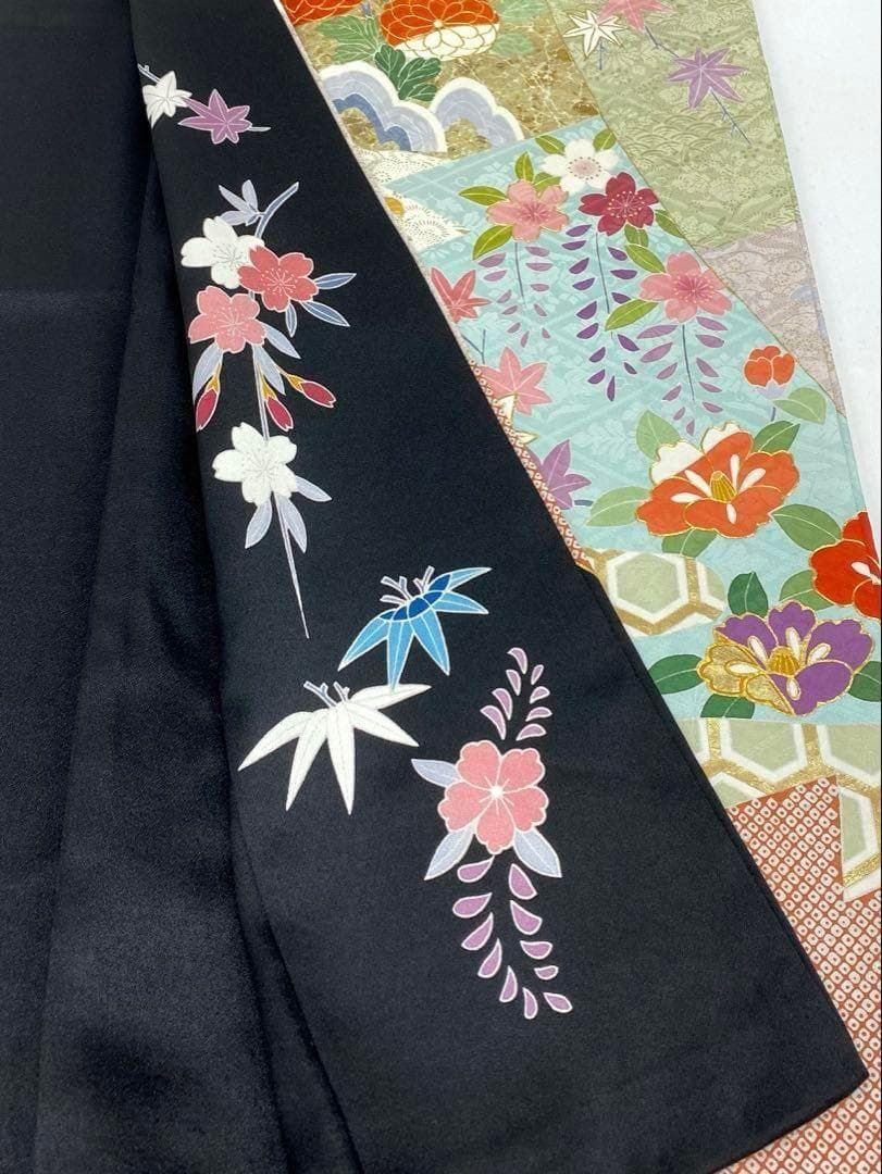 振袖 豪華 京友禅 金駒 金彩 紋意匠 身丈169cm 撥水加工済 MO2579