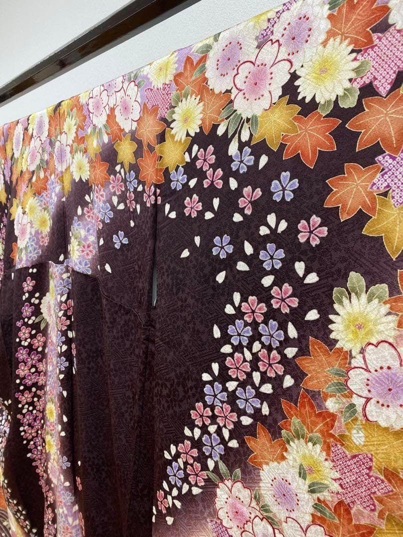 振袖 豪華 刺繍 紋意匠 身丈156cm 撥水加工済 MO2896 - メルカリ