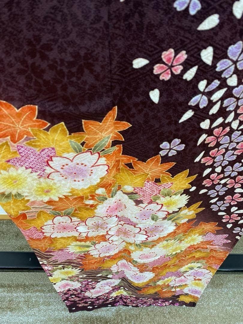 振袖 豪華 刺繍 紋意匠 身丈156cm 撥水加工済 MO2896 - メルカリ