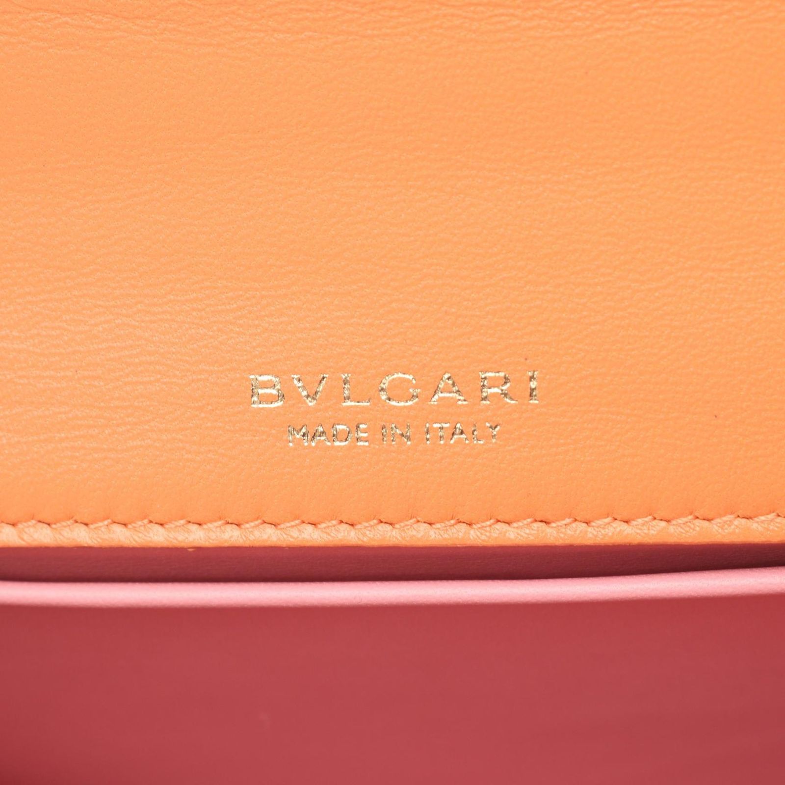 ブルガリ BVLGARI ハンドバッグ セルペンティ フォーエバー 2WAY コーラルオレンジ レザー セルペンティ フォーエバー 2wayショルダー レディース Used A