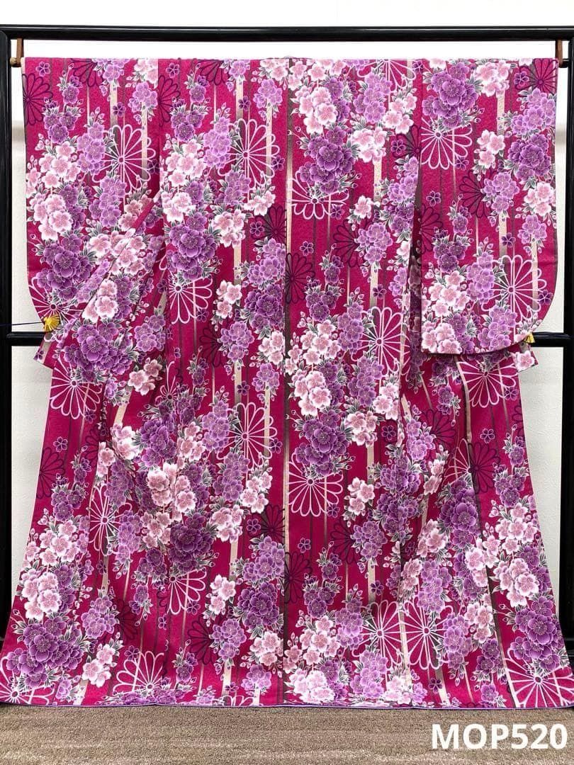 二尺袖 ポリエステル着物 MERCURYDUO 桜 袴向き MOP520