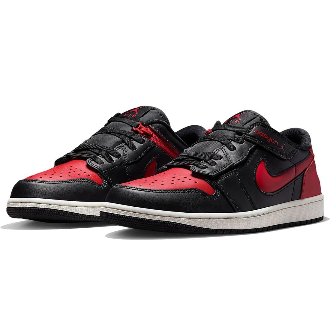 [ナイキ] エア ジョーダン 1 ロー イージーオン AIR JORDAN 1 LOW EasyOn ブラック/サミットホワイト/バーシティレッド DM1206-067 30.0cm [30.0 cm]