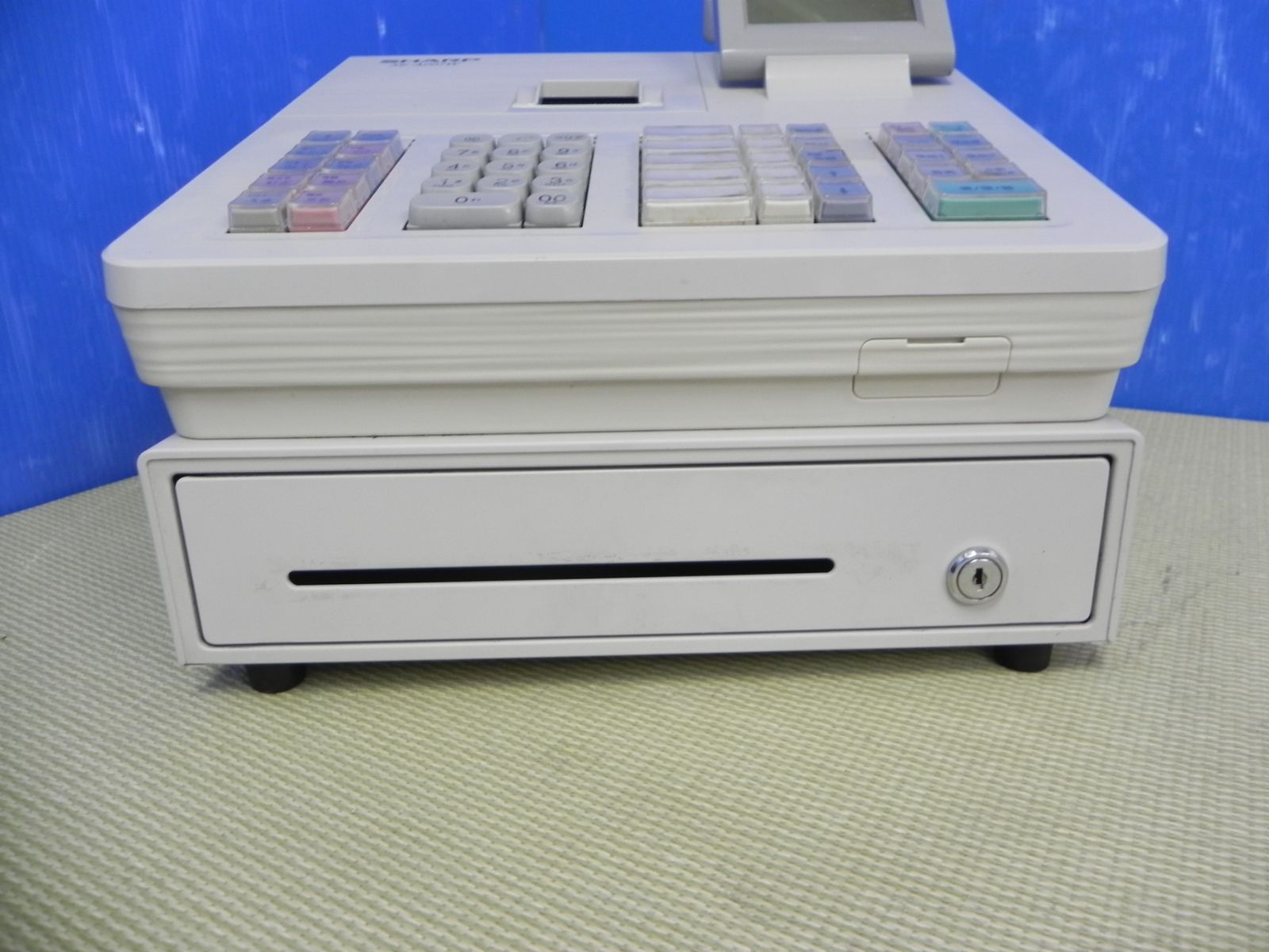 H898☆ シャープ 電子レジスター XE-A207W キーなし 動作品・保証付き