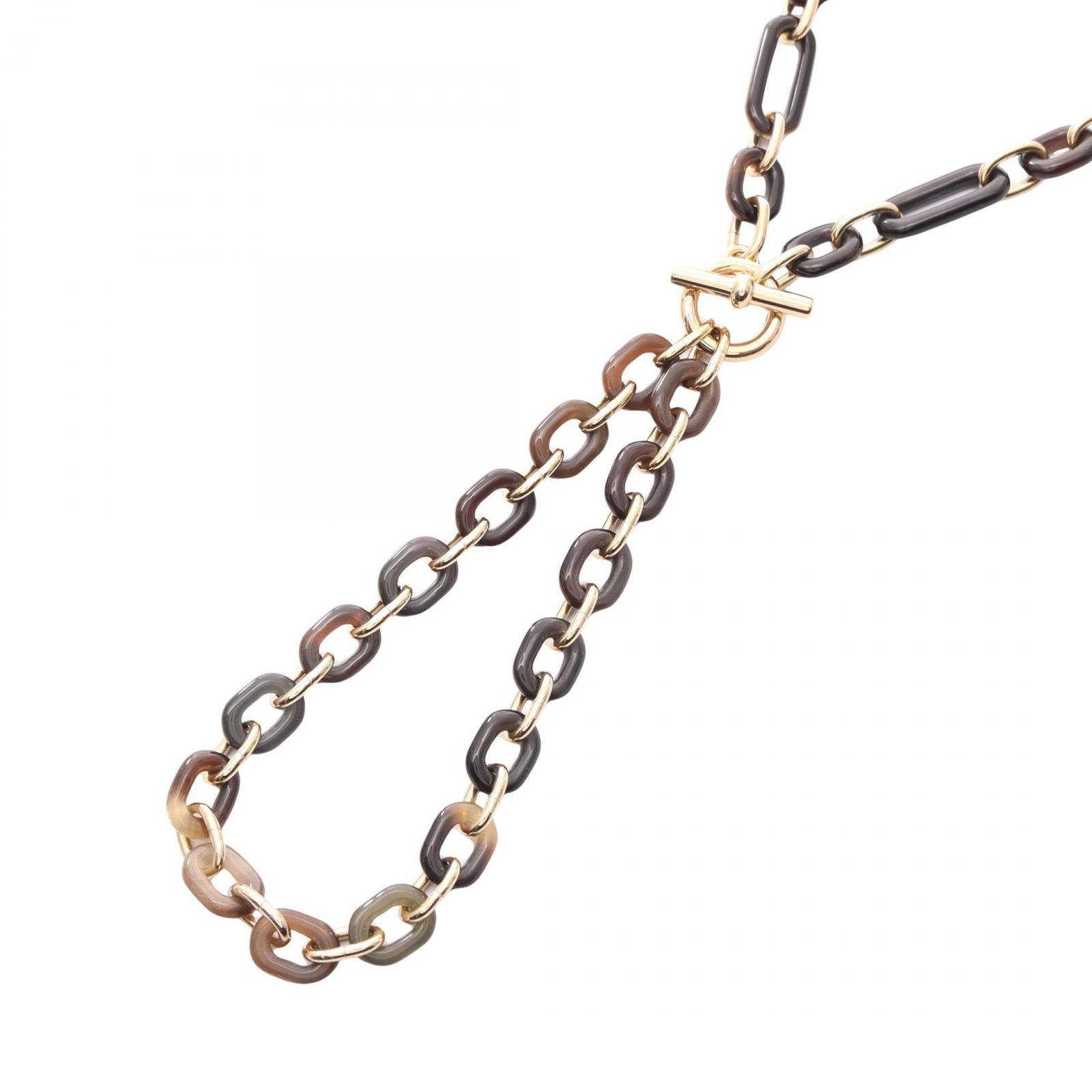 エルメス HERMES ネックレス レジーユ GP（ゴールドメッキ） ロングネックレス レディース Used A