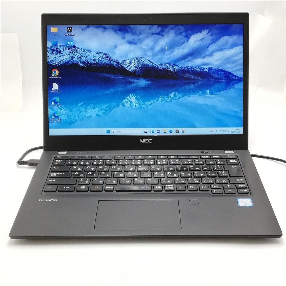 激安 初心者向 Wi-Fi有 中古ノートパソコン NEC VKT16BZG6 Core i5 8265U 8GB 256GB 高速SSD 無線 Bluetooth Windows11 Office済 即使用可
