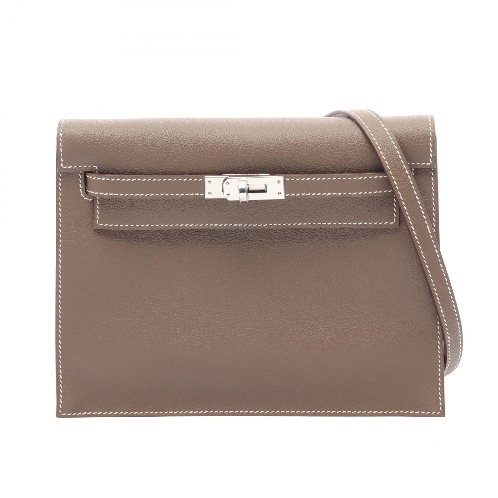 エルメス HERMES ショルダーバッグ ケリーダンス2 エトゥープ レザー ケリーダンス エトゥープ レディース 未使用