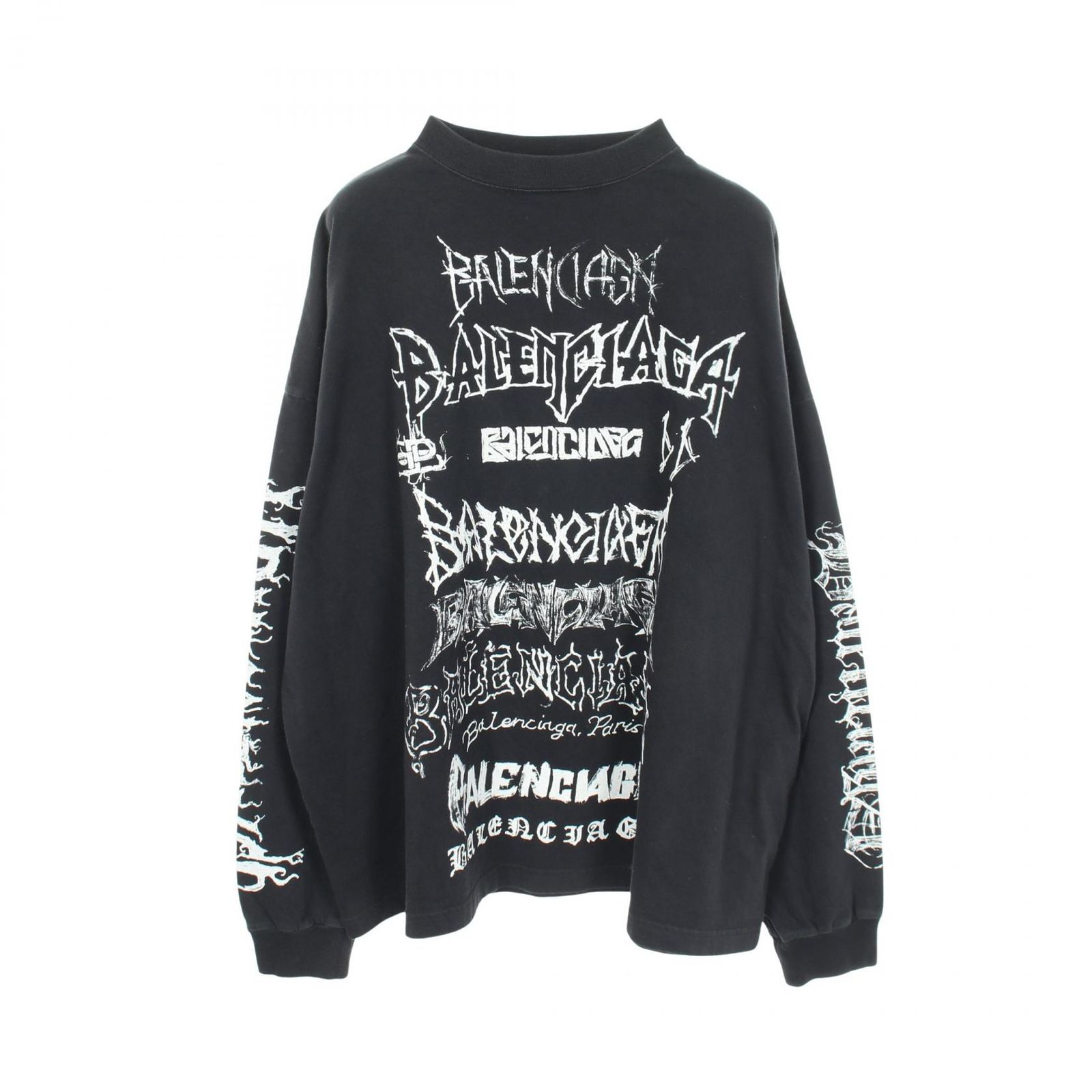 バレンシアガ BALENCIAGA 長袖Tシャツ DIY METAL 699191 コットン 長袖Tシャツ ユニセックス Used A