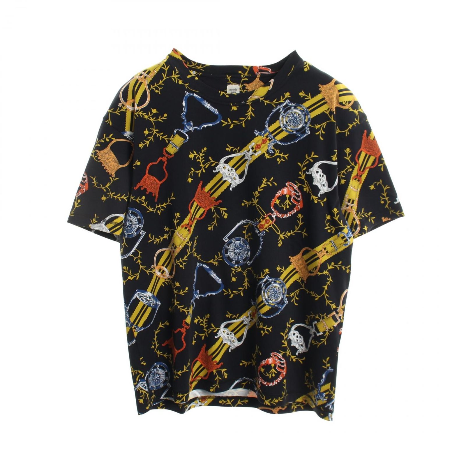 エルメス HERMES 半袖Tシャツ インターロックマキシ 4E4628DL コットン インターロックマキシTシャツ メンズ Used A