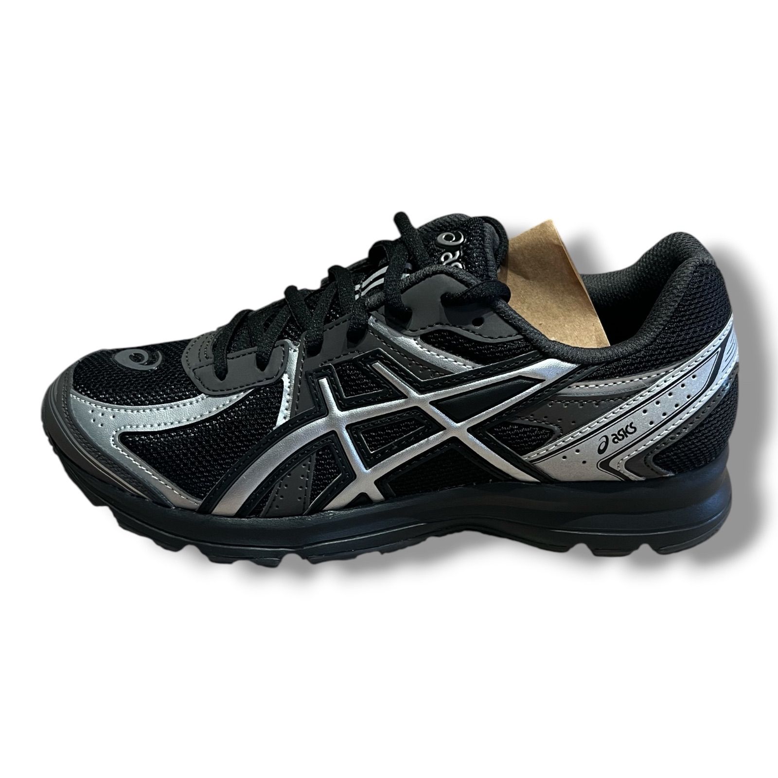 参考上代15400円 未使用品 ASICS GEL-NUNOBIKI ゲルヌノビキ スニーカー アシックス 1203A536 ブラック/グレー 22.5㎝ 2156A1