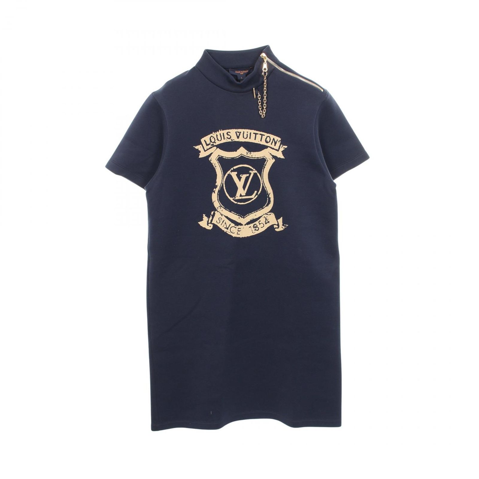 ルイ・ヴィトン LOUIS VUITTON ワンピース LVクレスト RW221W FED FMDR31 コットン ワンピース レディース Used A