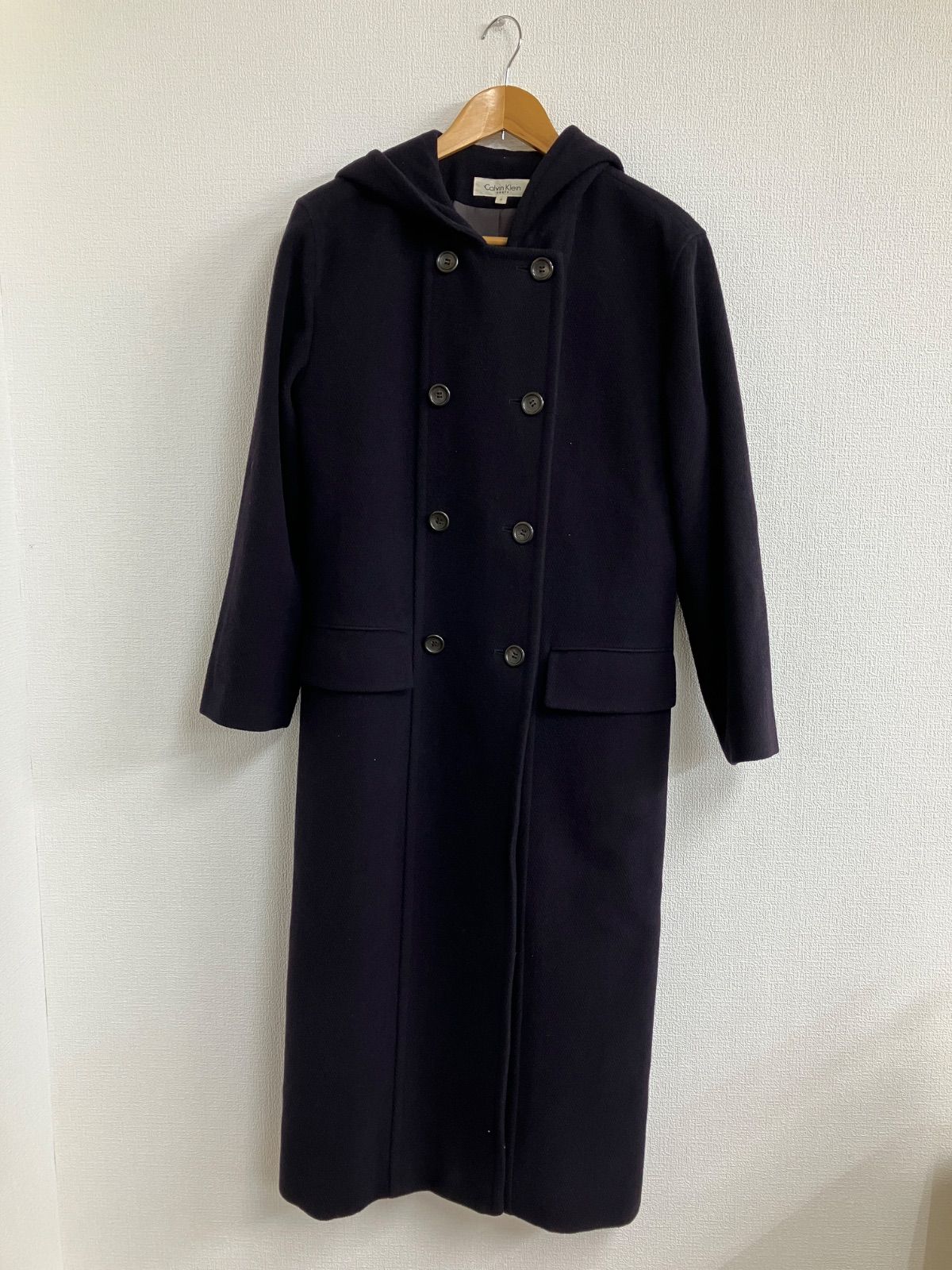 P/Calvin klein ロングコート 9号 (型番→385.5. CCO. HK)