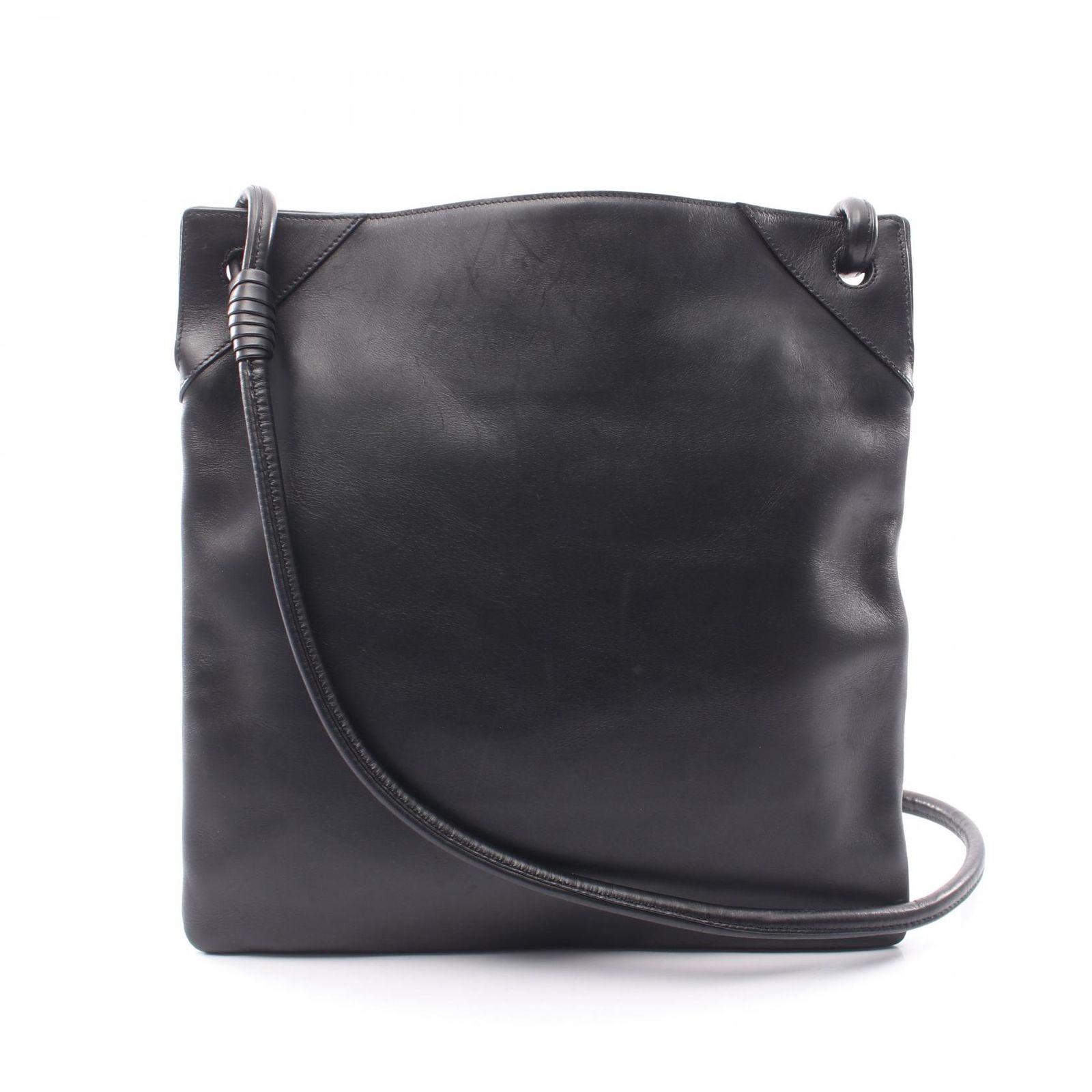 ボッテガヴェネタ BOTTEGA VENETA ショルダーバッグ ブラック レザー ショルダーバッグ レディース Used B