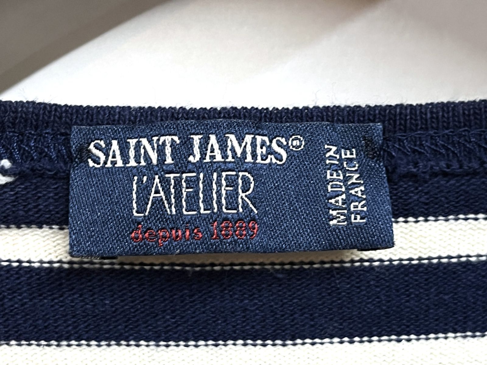フランス製 SAINT JAMES｜セントジェームス 長袖バスクシャツ ロンT