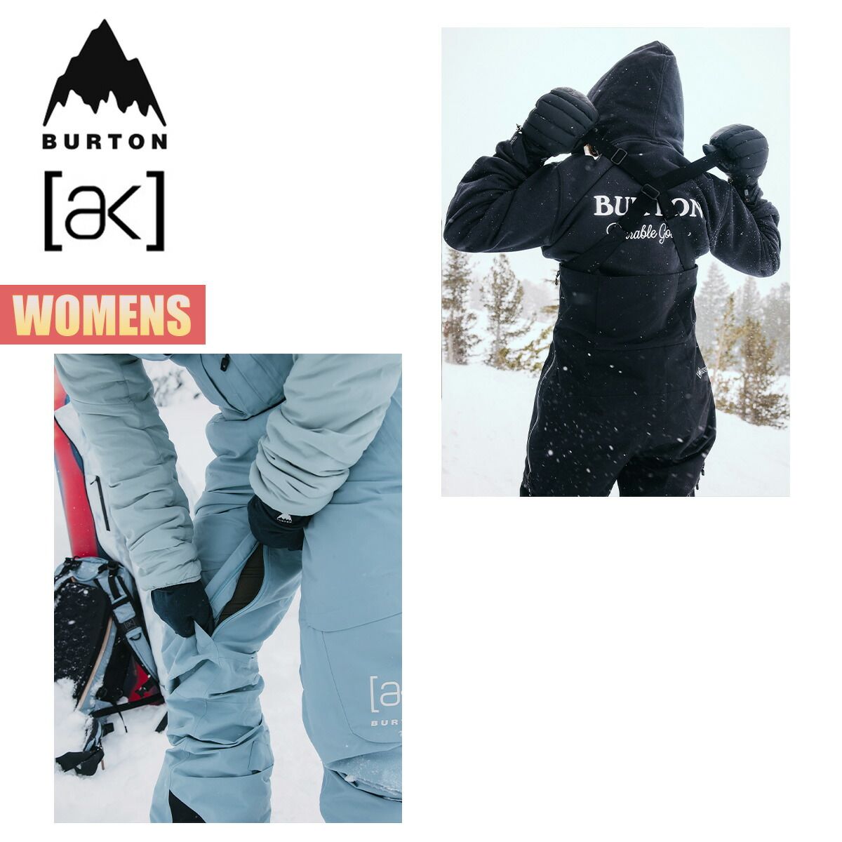 バートン スノーボードウェア レディース ビブパンツ 24-25 Burton [ak
