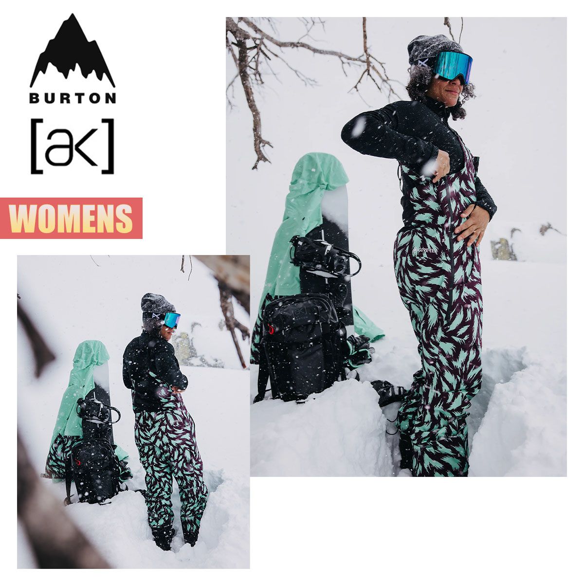 バートン スノーボードウェア レディース ビブパンツ 24-25 Burton [ak