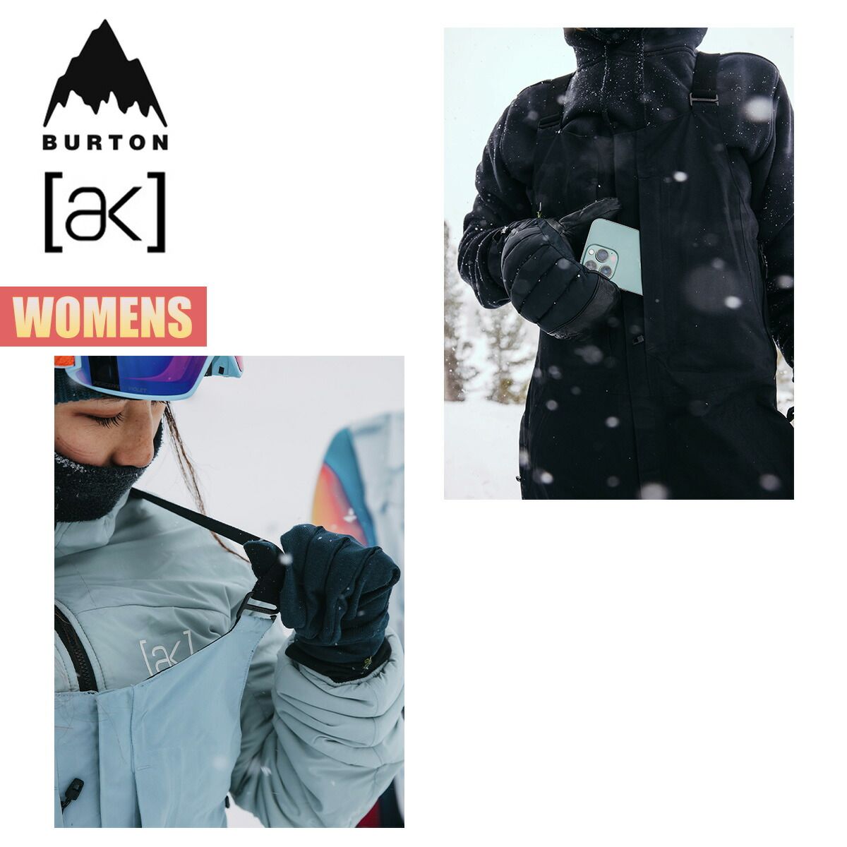 バートン スノーボードウェア レディース ビブパンツ 24-25 Burton [ak 