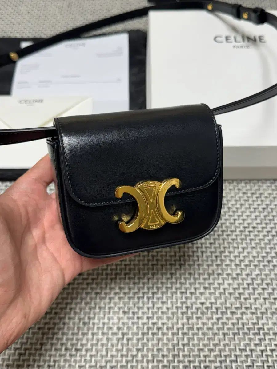 Celine セリーヌ クロード ミニバック トリオンフ クロスバック