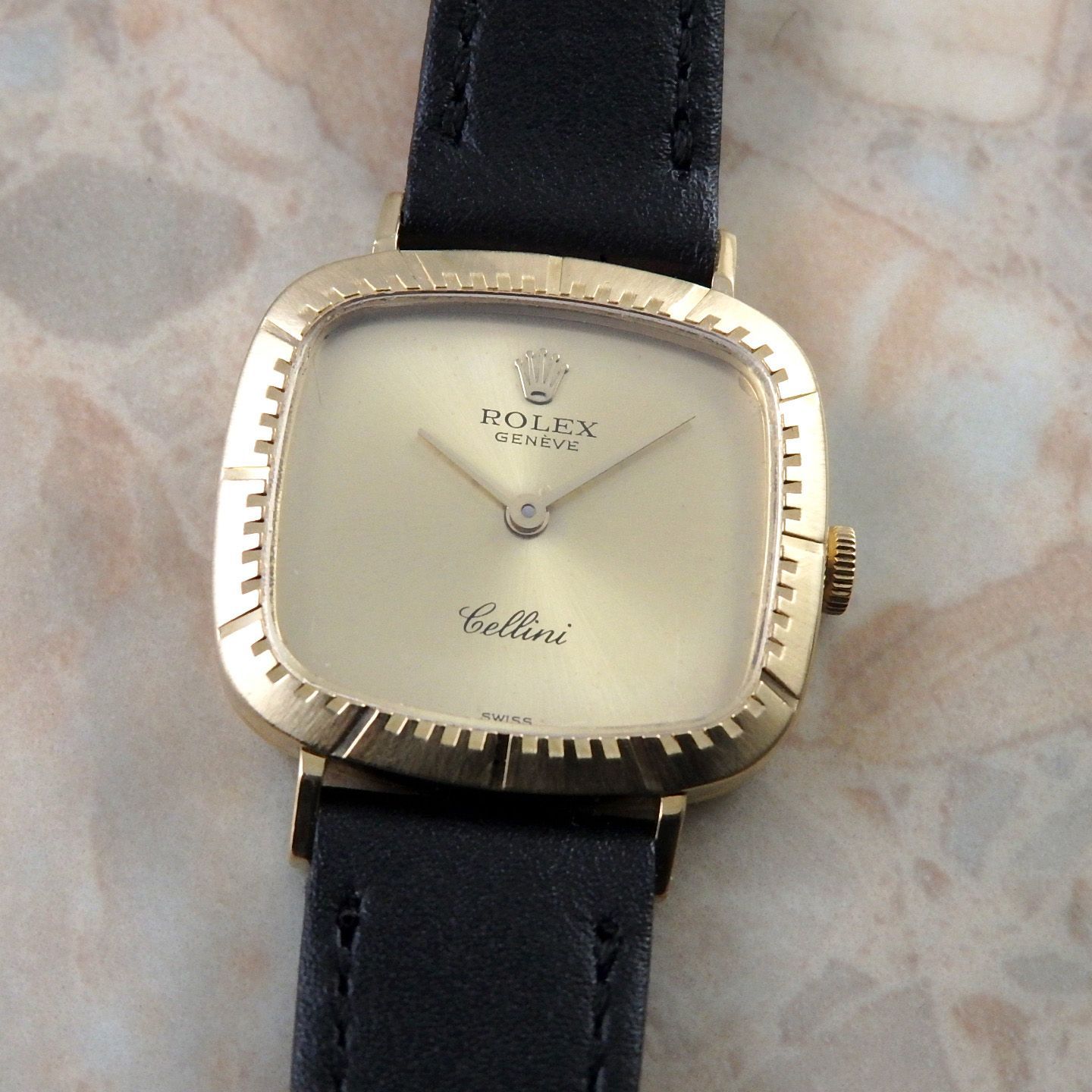 ロレックス レディース チェリーニ Ref.4082 ヴィンテージ 18KYG 1972年 18金無垢 ROLEX CELLINI アンティークウォッチ