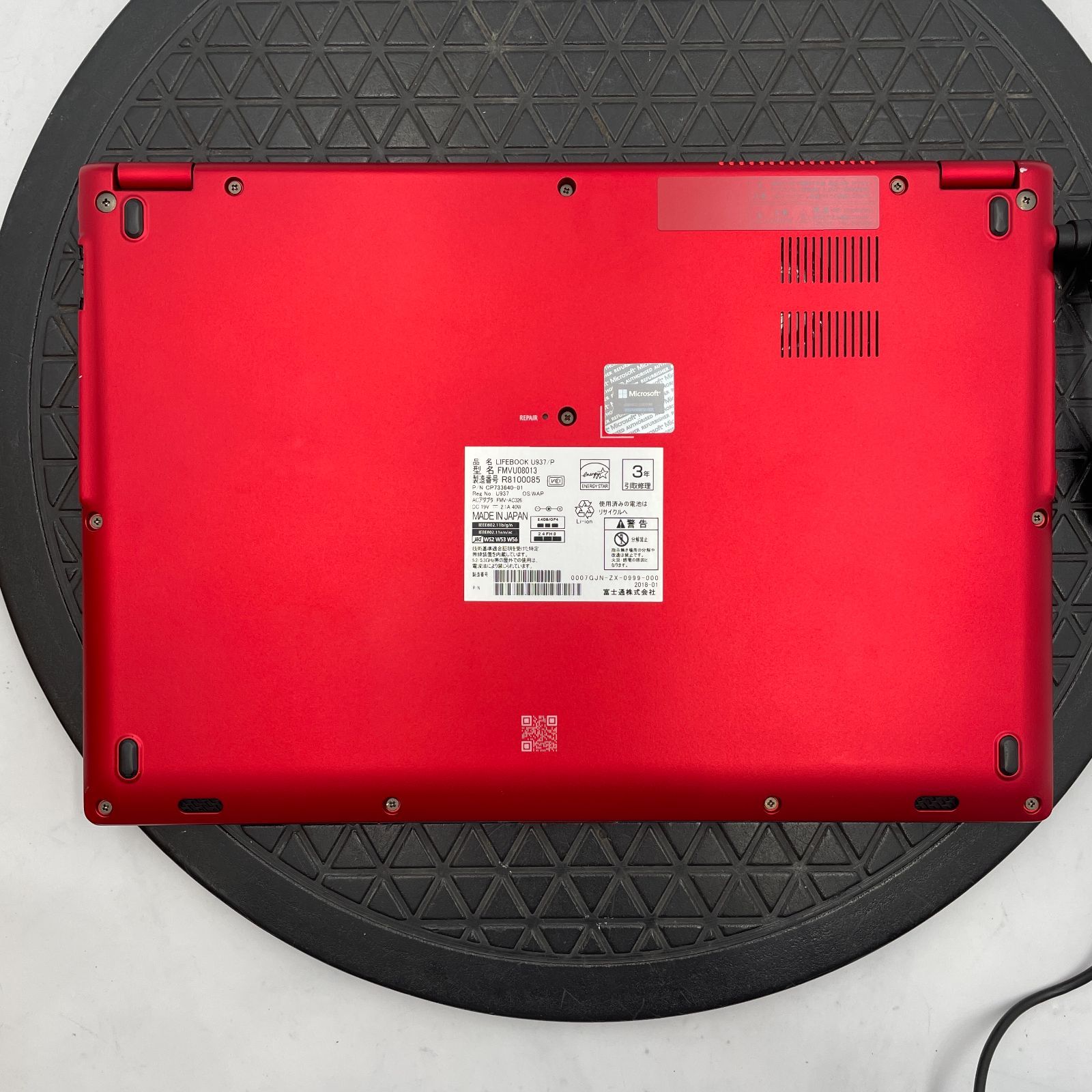 富士通 LIFEBOOK U937/P i5 8GBSSD256Win10 赤色 ☆ジャンク☆富士通 U937/P Celeron SSD 8GB - メルカリ