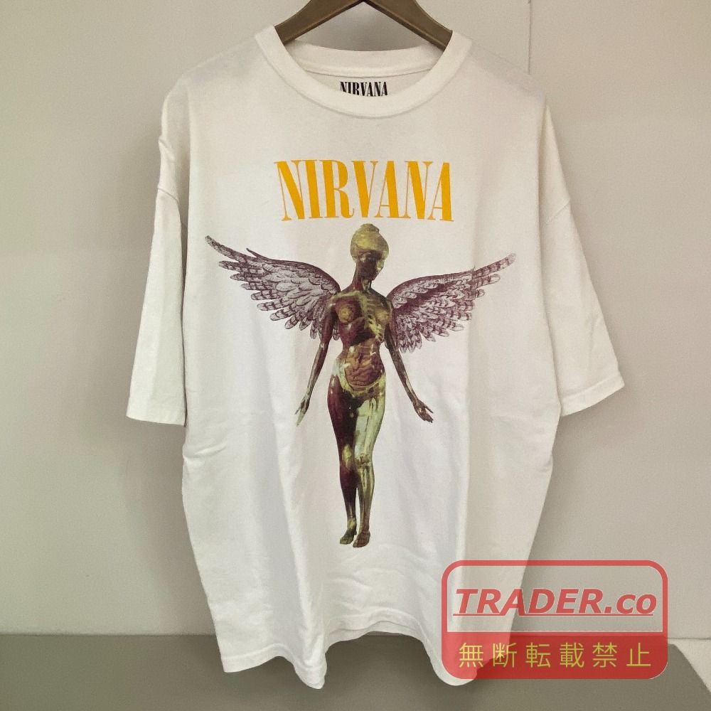 03w27319 Nirvana ニルバーナ In Utero バンドTシャツ バンT 白 ホワイト サイズXL メンズ トップス アメカジ 半袖Ｔシャツ