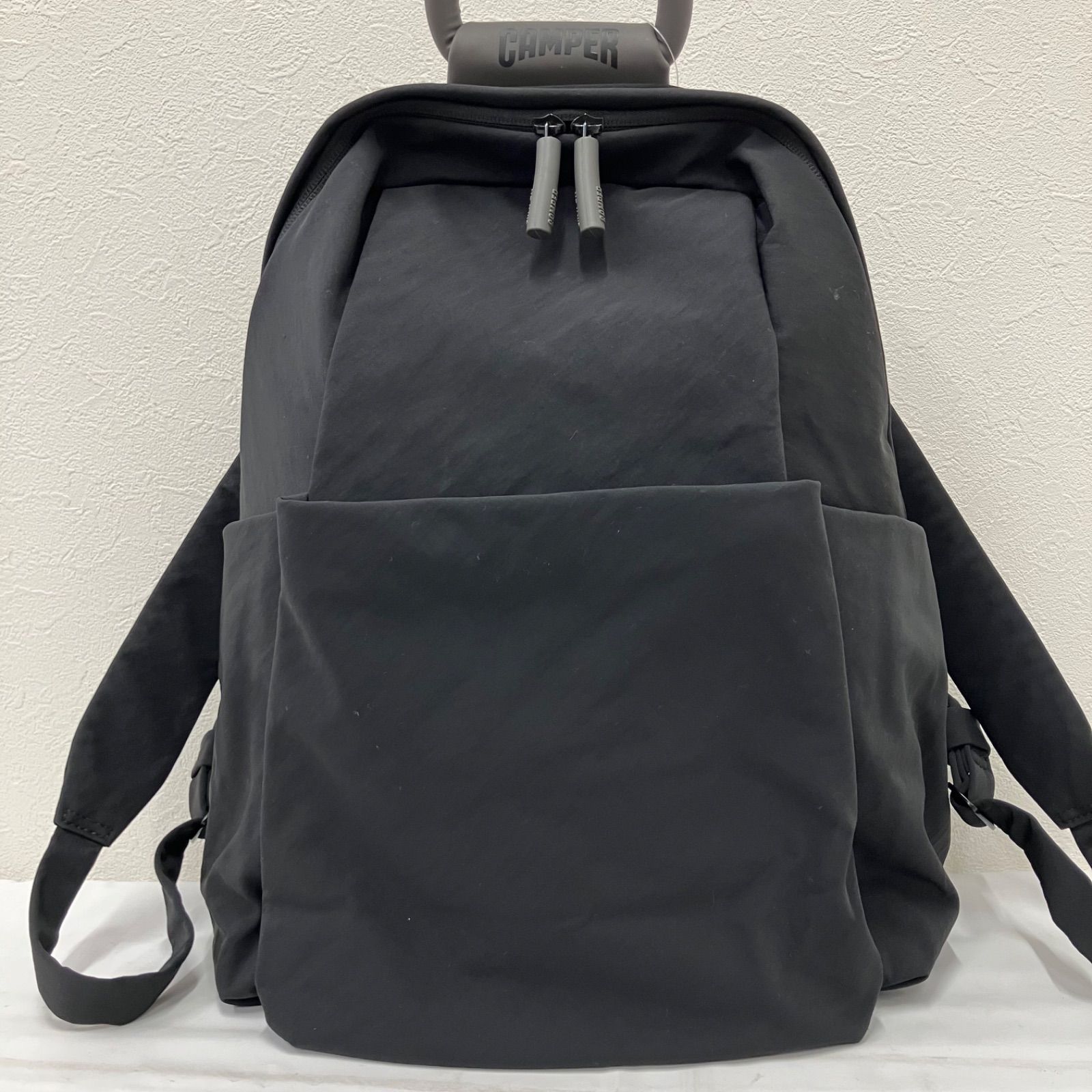 Ｙ4947　CAMPER　カンペール　リュックサック　リュック　バックパック　ブラック　黒　無地　レディース　メンズ　ユニセックス