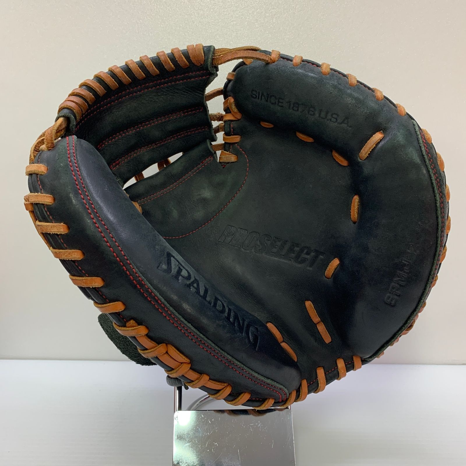 スポルディング SPALDING SPMJ-2 少年軟式 子ども キャッチャーミット 捕手 グローブ グラブ 右投げ  中古品  野球 8994 スポルディング SPALDING SPMJ-2 少年軟式 子ども キャッチャーミット