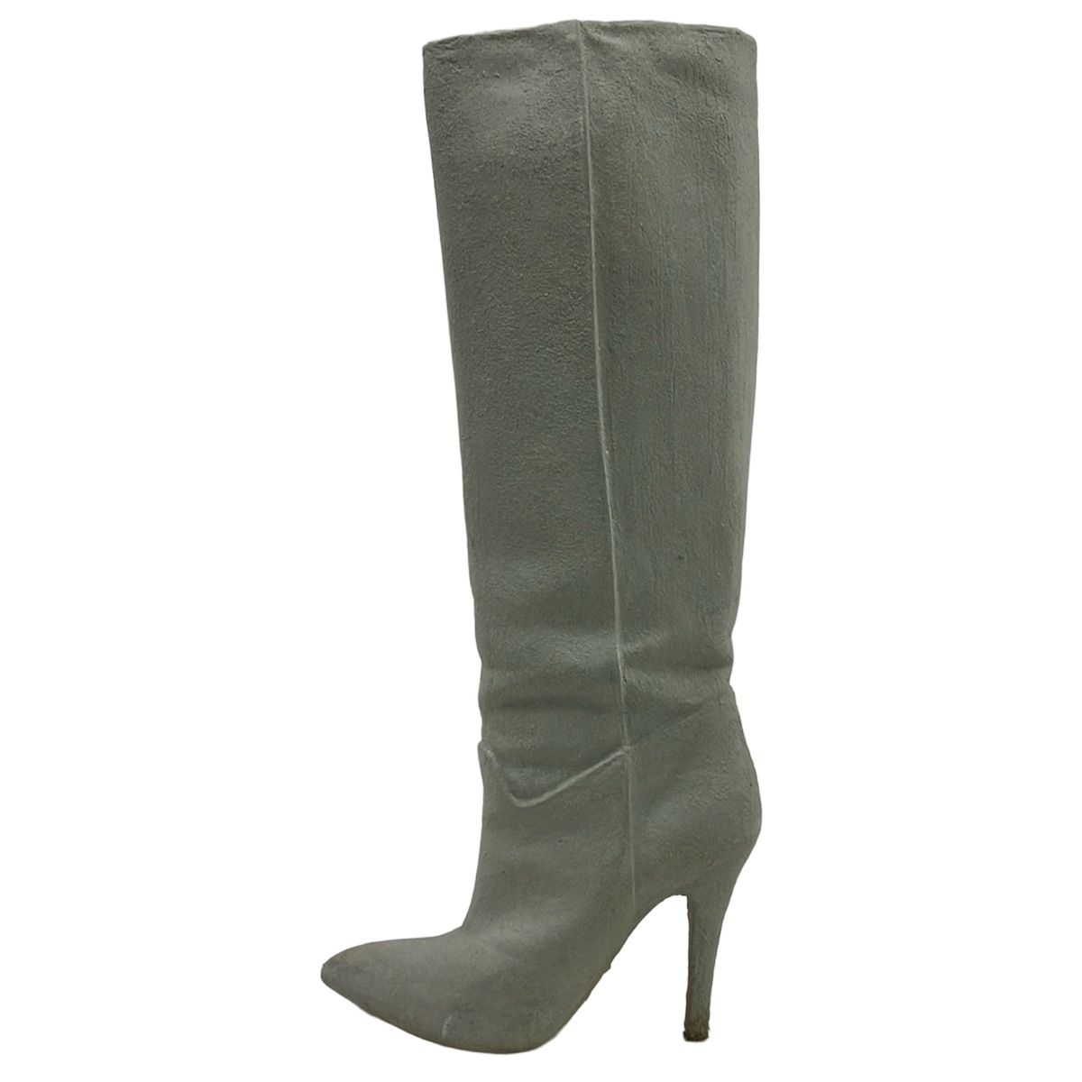 MARTIN MARGIELA(マルタンマルジェラ) ロングブーツ 39 レディース - グレー セメントコーティング加工 レザー 28,981円