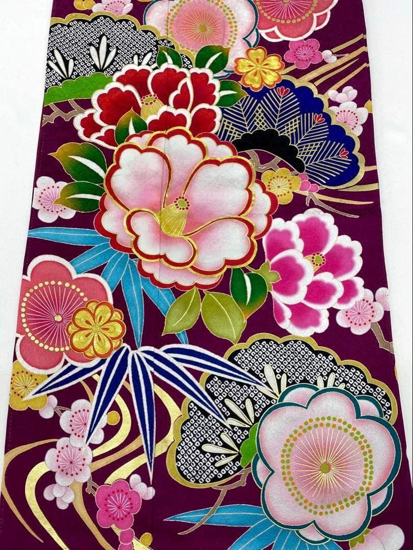 メーカー品振袖 紫野 金駒 金彩 身丈162cm 撥水加工済 MO2766 - メルカリ