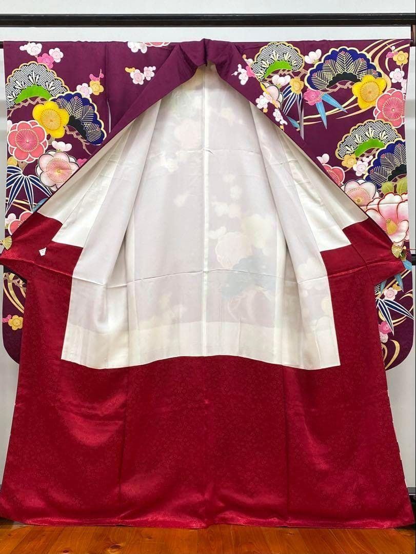 メーカー品振袖 紫野 金駒 金彩 身丈162cm 撥水加工済 MO2766 - メルカリ
