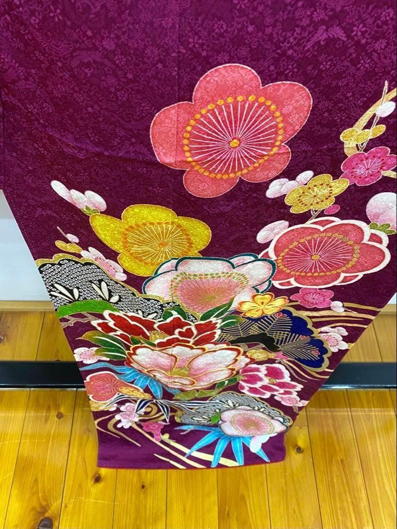 メーカー品振袖 紫野 金駒 金彩 身丈162cm 撥水加工済 MO2766 メーカー品振袖 紫野 金駒 金彩 身丈162cm 撥水加工済 MO2766 - メルカリ