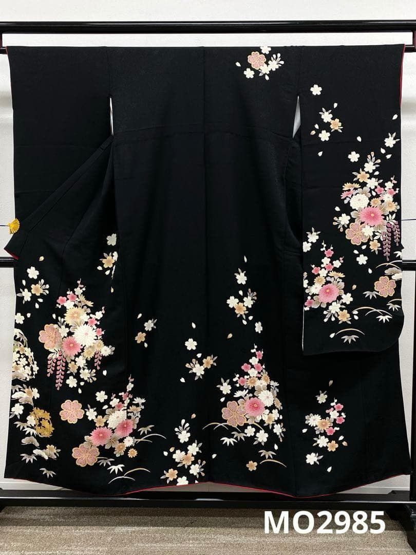 振袖 豪華 京友禅 紋意匠 身丈150cm 小柄向け MO2985
