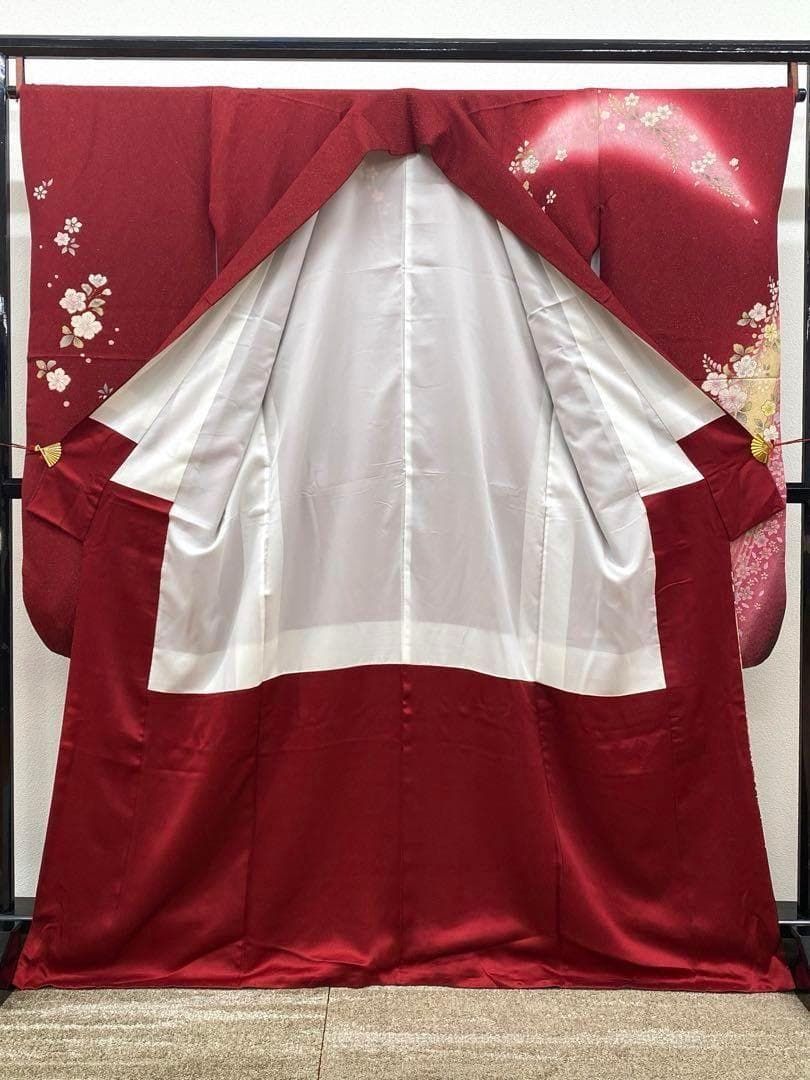 レディース 振袖 豪華 辻ヶ花 絞り 金通し 身丈164cm MO2952
