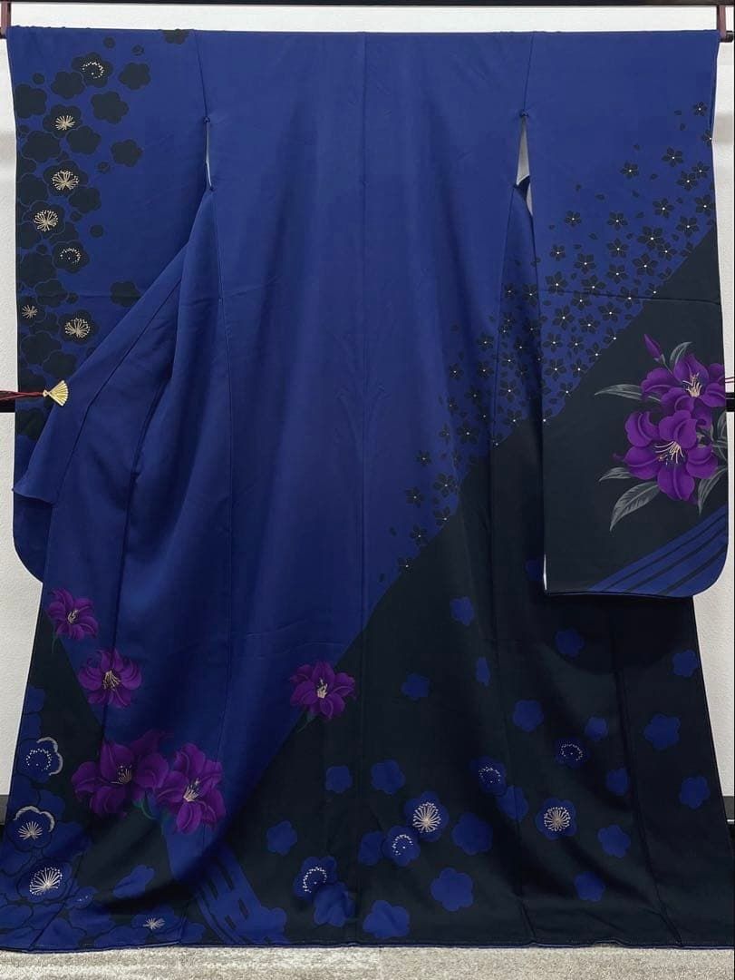 振袖 金彩 梅 百合 身丈172cm MO3797