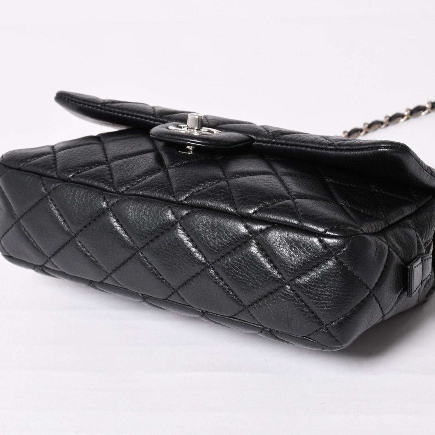 極美品 CHANEL シャネル Sフラップ Wチェーンショルダーバッグ 21番台