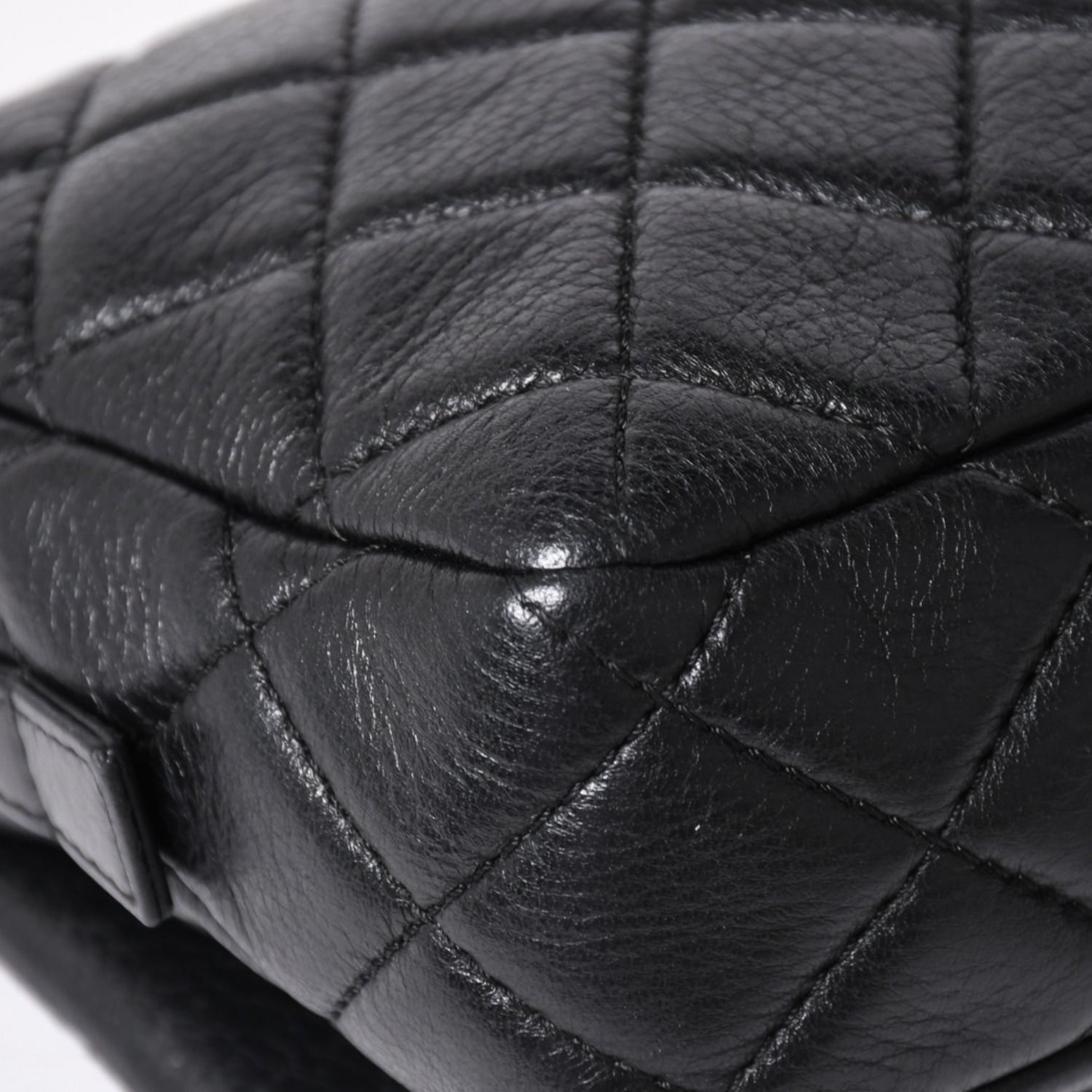 極美品 CHANEL シャネル Sフラップ Wチェーンショルダーバッグ 21番台