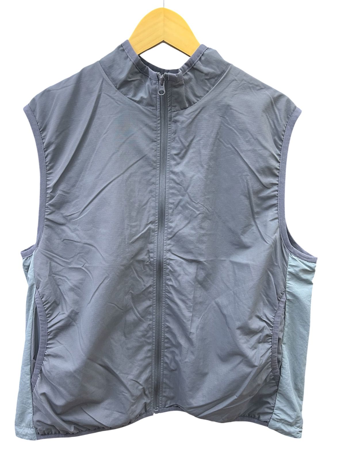 BEIMAR (ビーマー) 別注 Nylon Light Weight Packable Vest ナイロンベスト パッカブル WB103MPV-Z アイスグレー S メンズ/027