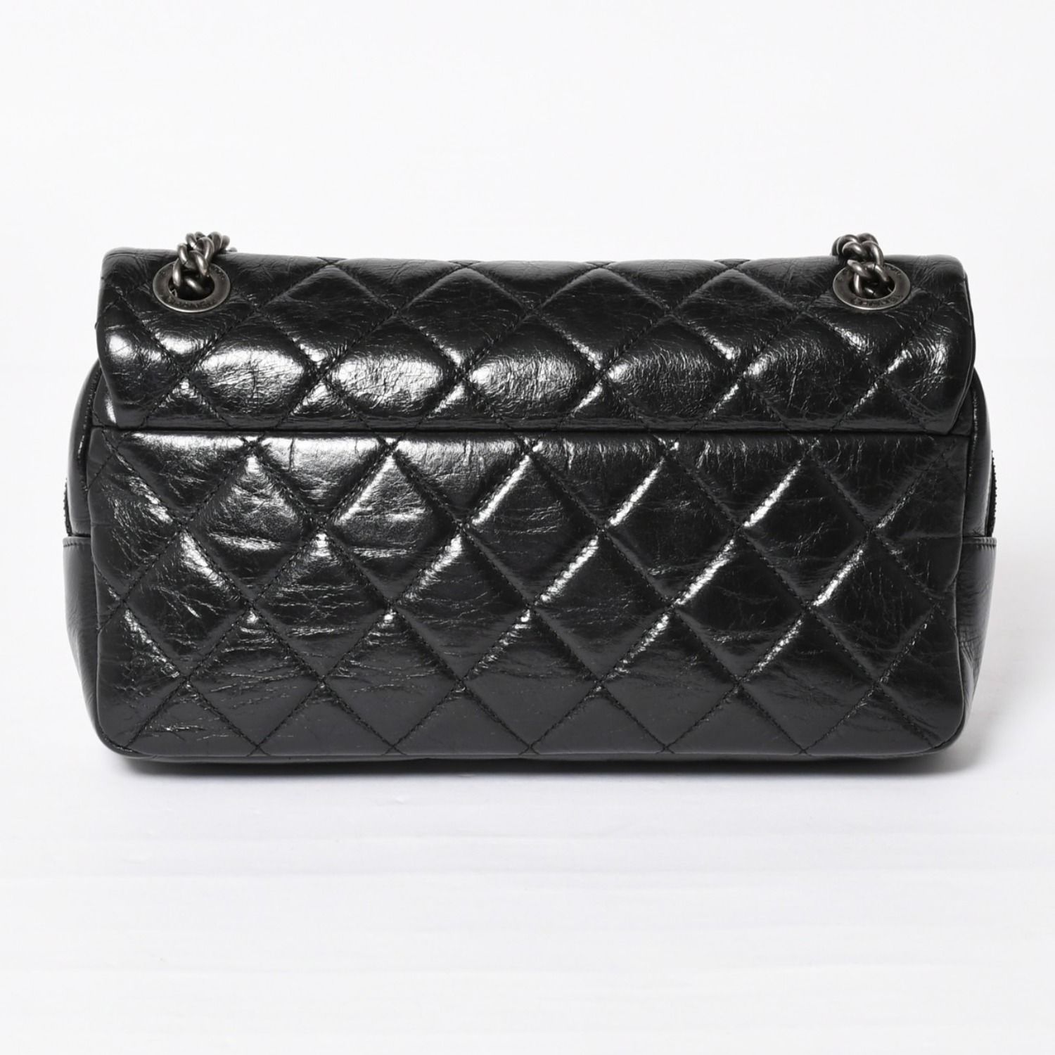 極美品 CHANEL シャネル Sフラップ Wチェーンショルダーバッグ 19番台