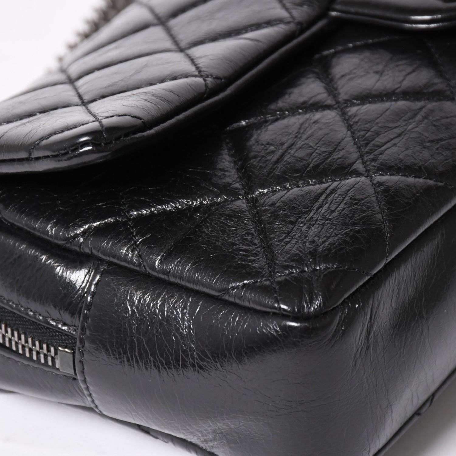 極美品 CHANEL シャネル Sフラップ Wチェーンショルダーバッグ 19番台