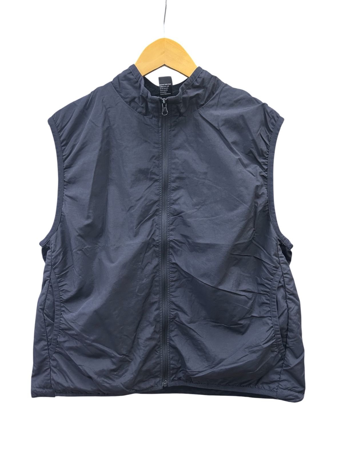 BEIMAR (ビーマー) 別注 Nylon Light Weight Packable Vest ナイロンベスト パッカブル WB103MBV-Z S ブラック メンズ/027