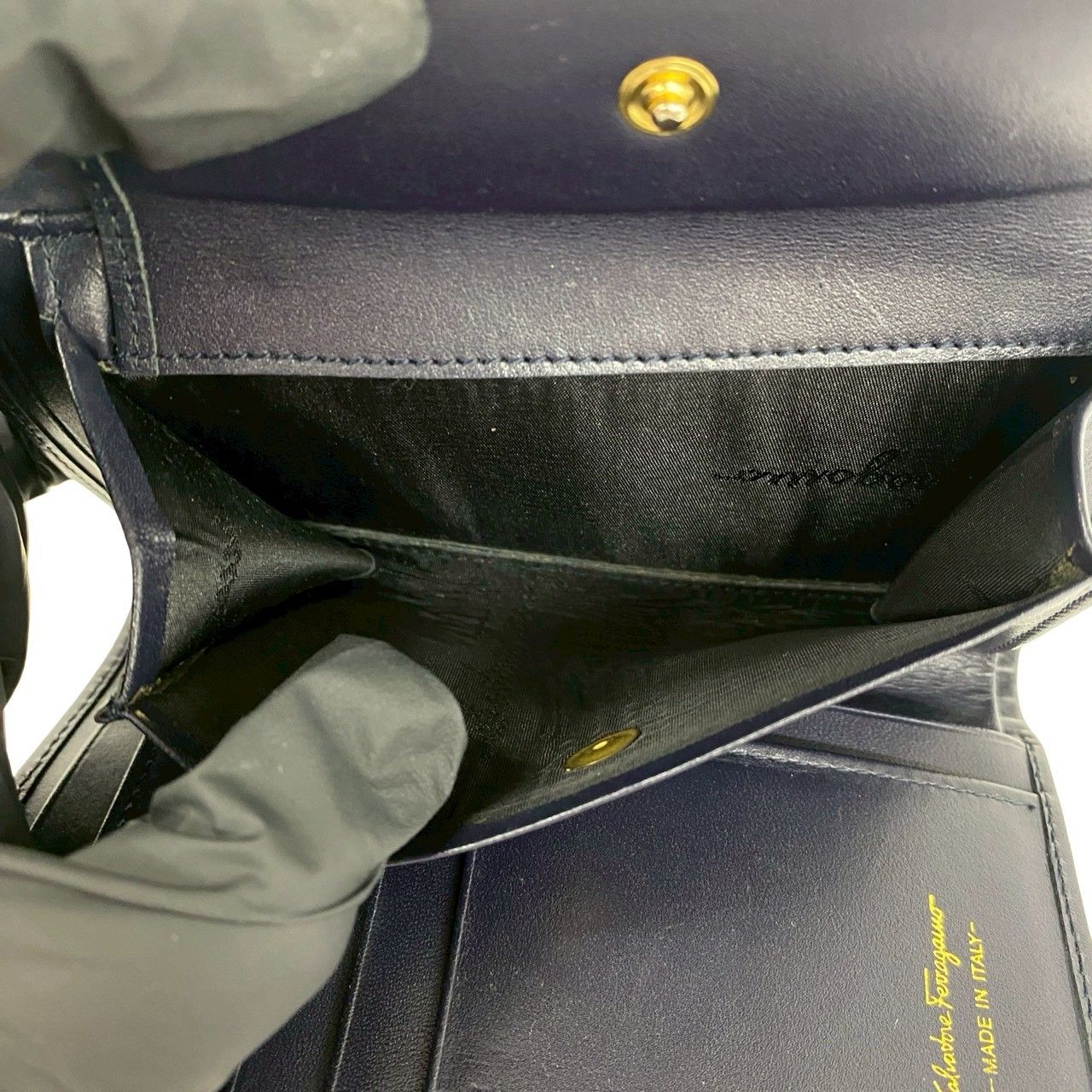 極 美品 Salvatore Ferragamo サルヴァトーレフェラガモ ガンチーニ