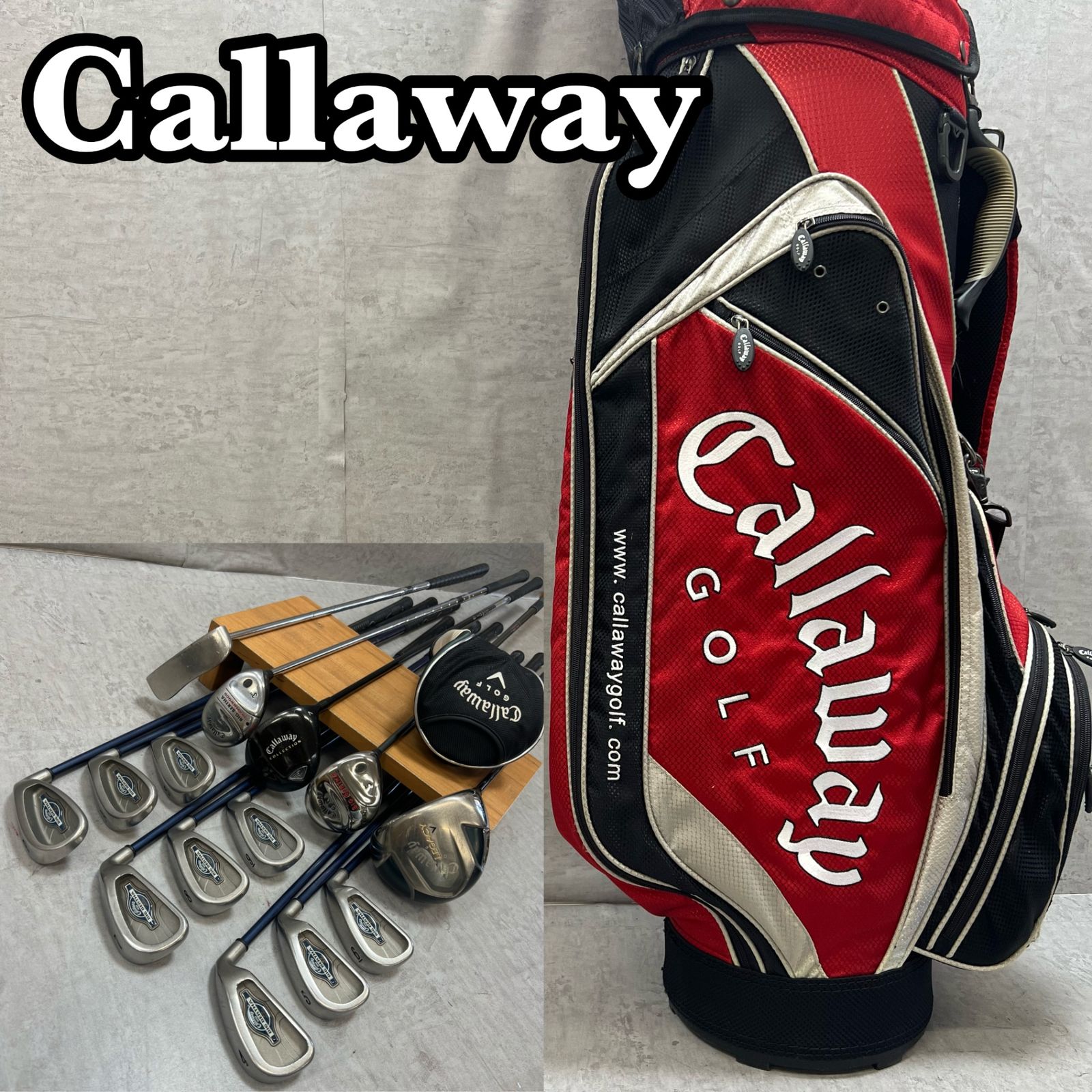 Callaway キャロウェイ メンズゴルフ クラブセット 14本 右利き用　キャディバッグ付き
