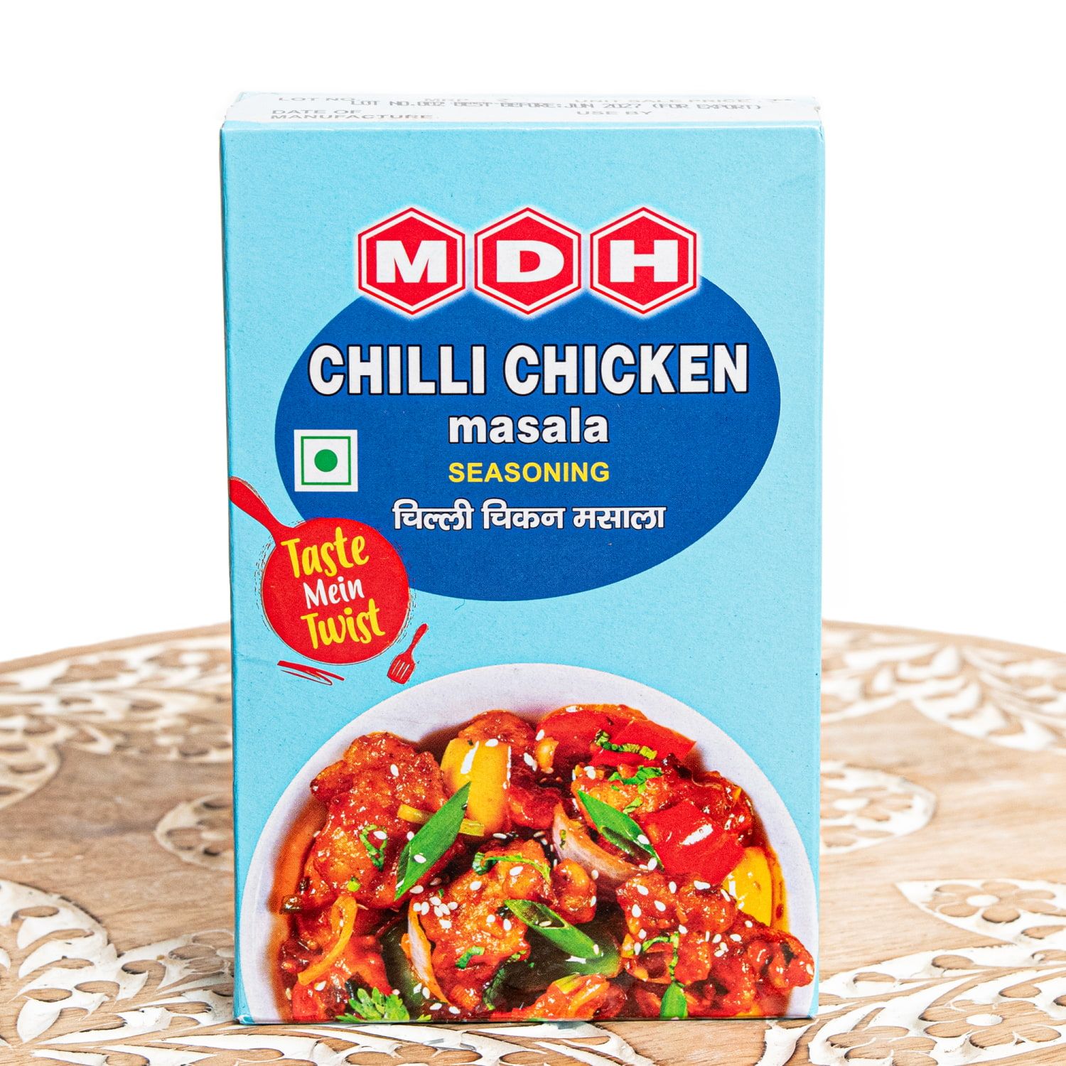 【20個セット】チリチキン マサラ - 鶏肉と炒めるだけ！ピリ辛インド中華風おかず - 100g 小サイズ 【MDH】