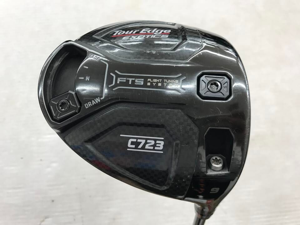 ツアーエッジ　EXOTICS C723　9度　PROJECT X HZRDUS Black 4G 60　ドライバー　中古【最短即日発送】