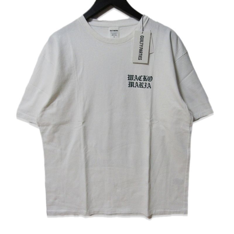 未使用 WACKO MARIA ワコマリア 半袖Tシャツ 26SSE-WMT-WT02 WASHED HEAVY WEIGHT CREW NECK T-SHIRT TYPE-2 ホワイト 白 S 27113961