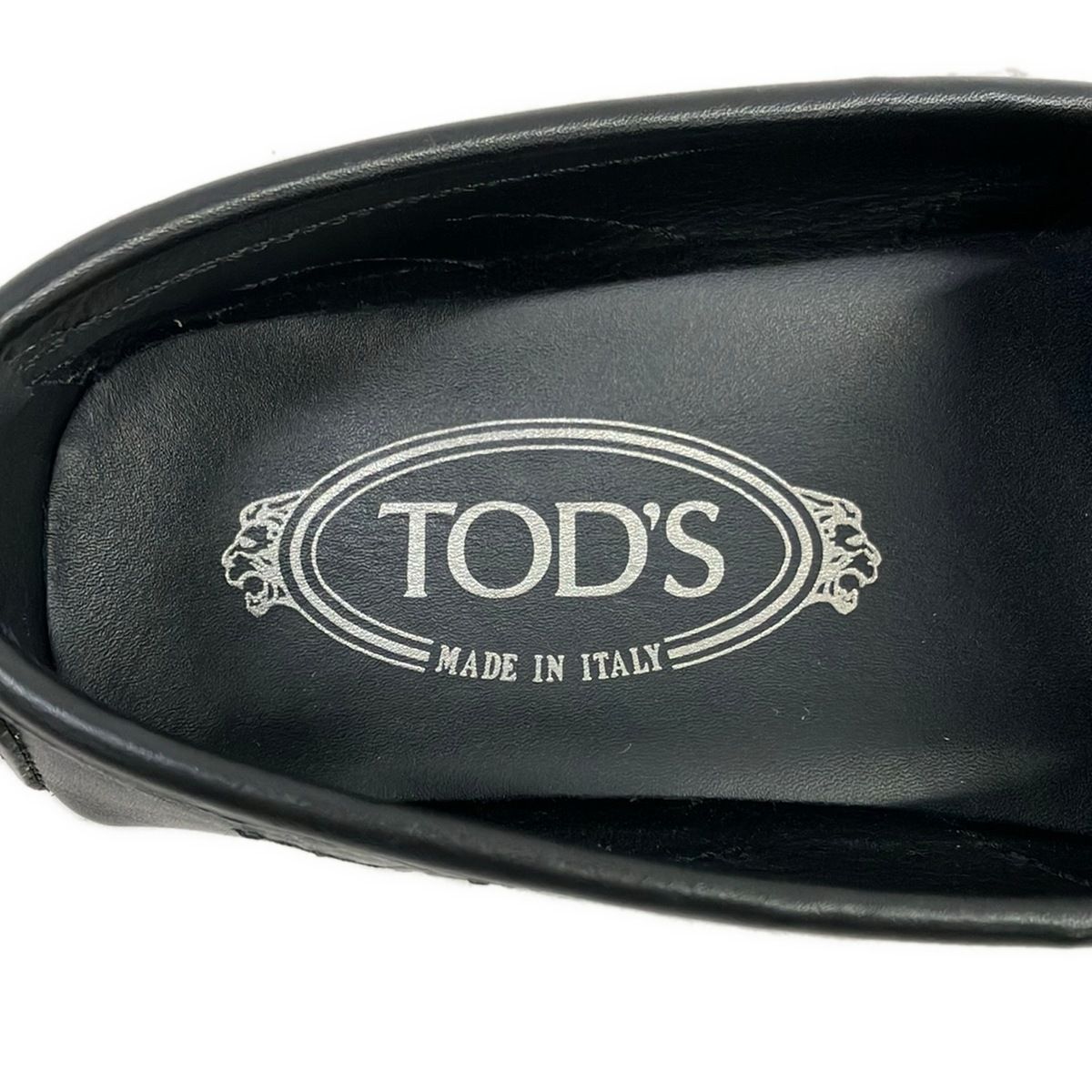 TOD'S(トッズ) ドライビングシューズ 35 レディース - 黒 リボン