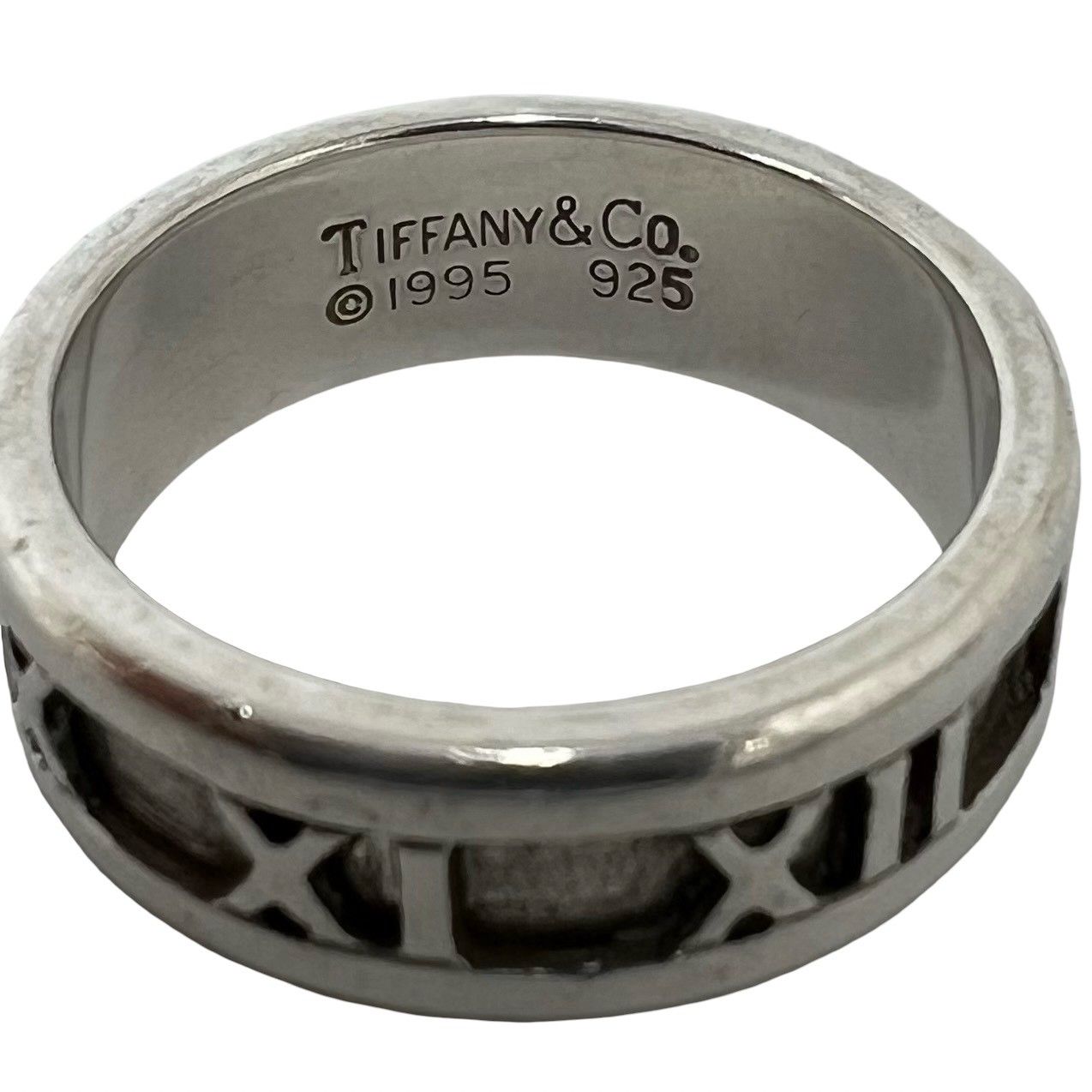 極 美品 TIFFANY&Co. ティファニー ヴィンテージ アトラス リング 