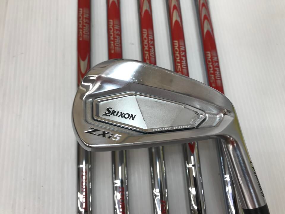 ダンロップ　【訳あり】SRIXON ZXi5　NSプロ MODUS 3 TOUR 105　Rフレックス　アイアンセット　中古　ゴルフドゥ！多摩ニュータウン店【最短即日発送】